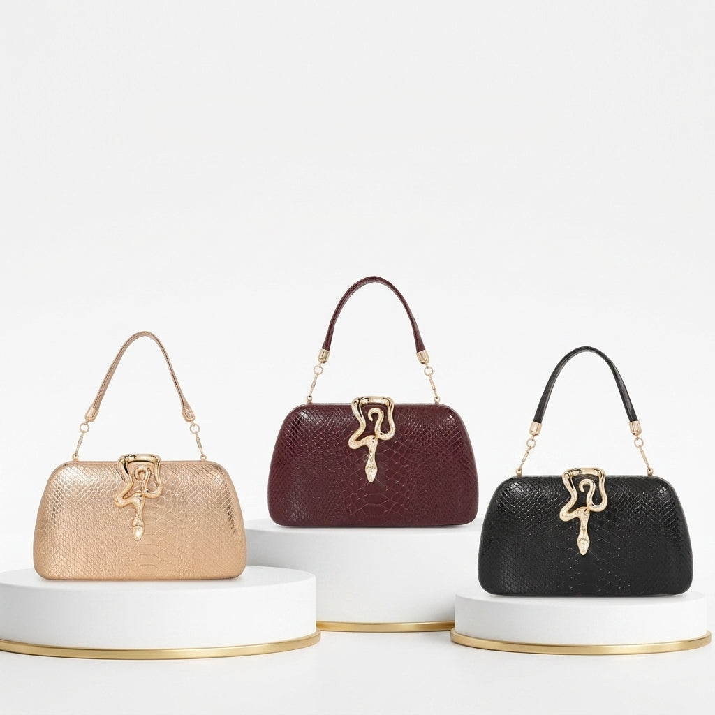 Sac à Main Imprimé Serpent - Élégance & Sophistication