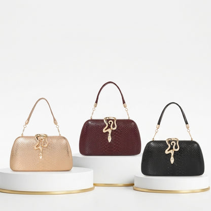 Sac à Main Imprimé Serpent - Élégance & Sophistication